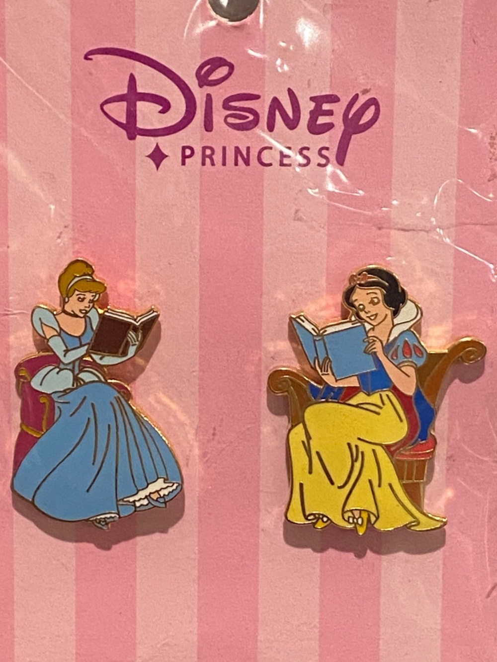 📚 Disney Princess Reading Pins- New✨ Cinderella & Snow White Advance Publisher